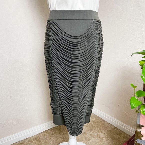 Byron Lars Dresses & Skirts - Byron Lars Strappy Midi Pencil Skirt 4
